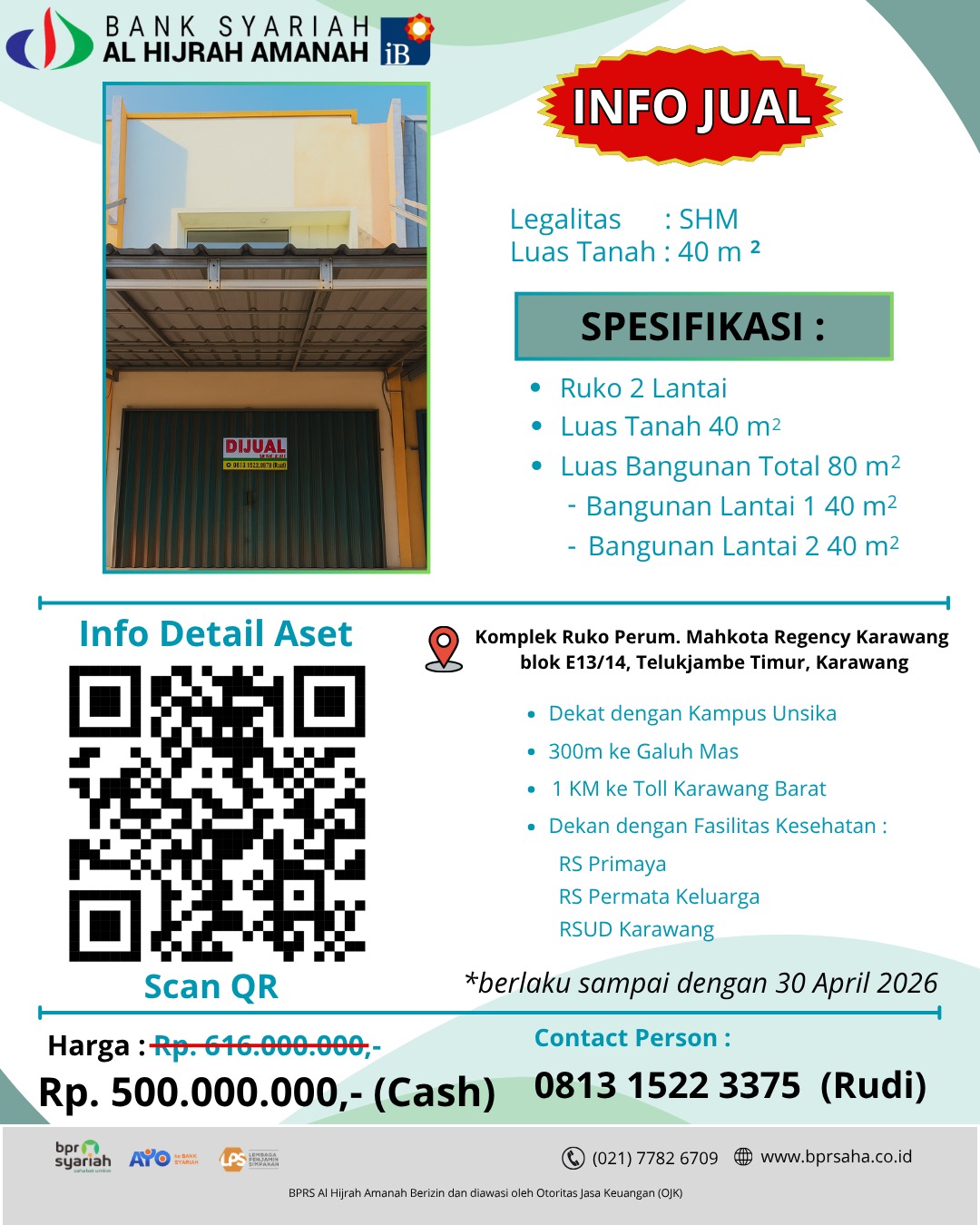 Ruko karawang e13 14