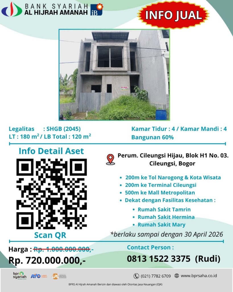 Rumah cileungsi hijau h1 03