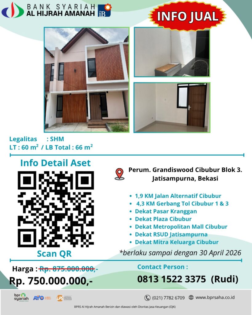 Rumah grandiswood cibubur blok3
